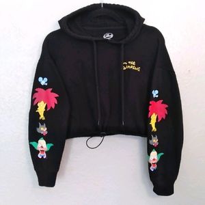 The Simpsons crop hoodie
